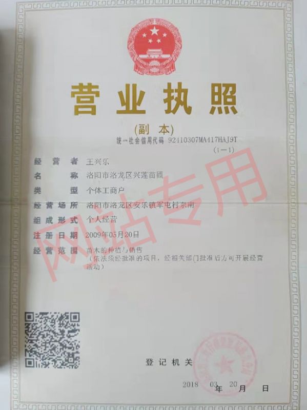 營業(yè)執照(zhào)